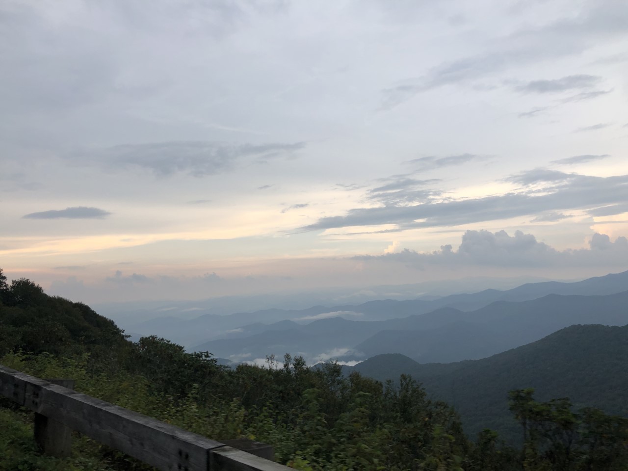 Blue Ridge Parkway mountain view
