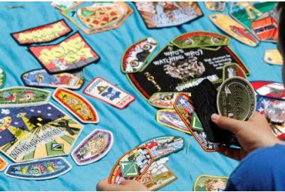 Patch trading at the 2017 National Jamboree