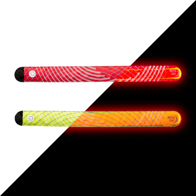 Nite Ize SlapLit LED Slap Wrap Neon Yellow/Red LED
