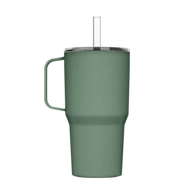 CamelBak Horizon 24oz Tall Straw Mug, Insulated Stainless Steel - Navy, White, Purple Sky, Moss