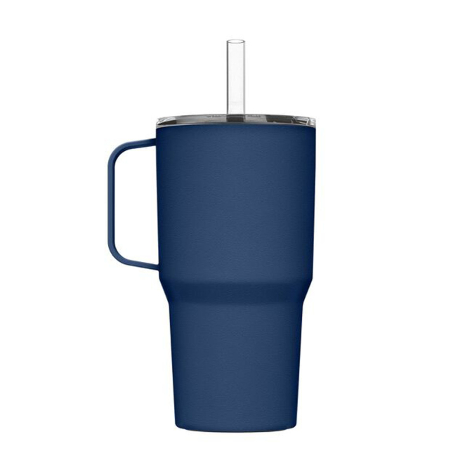 CamelBak Horizon 24oz Tall Straw Mug, Insulated Stainless Steel - Navy, White, Purple Sky, Moss