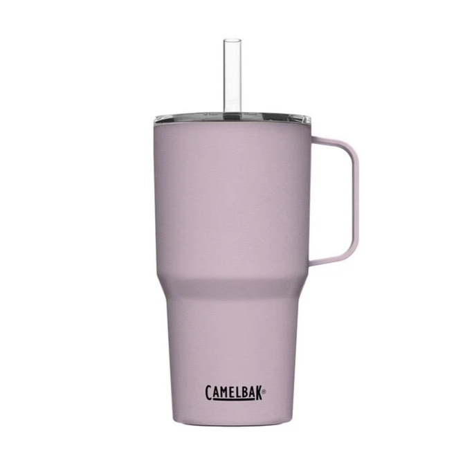 CamelBak Horizon 24oz Tall Straw Mug, Insulated Stainless Steel - Navy, White, Purple Sky, Moss