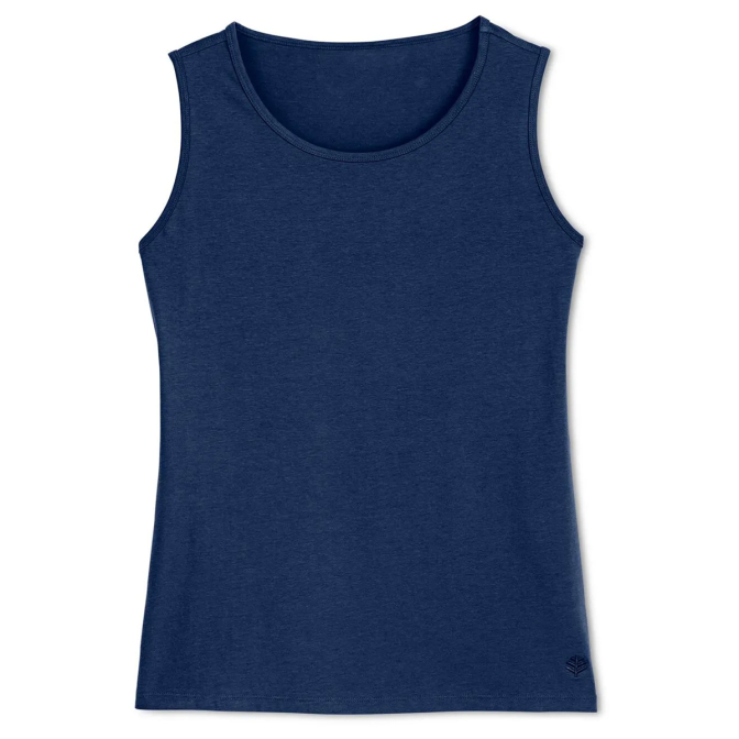 Coolibar Morada Everyday Basic Tank - Navy, Women's XS-2XL