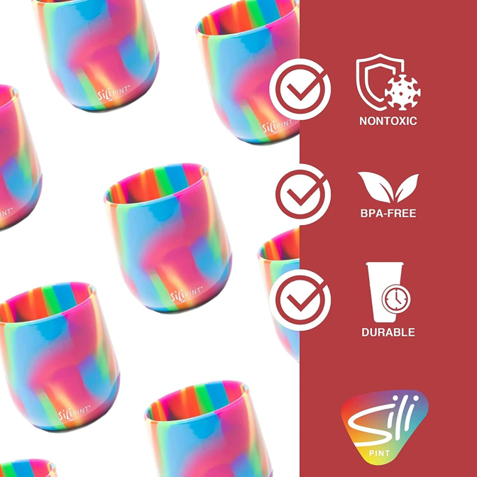 Silipint Silicone Stemless Tumbler, 12oz-Hippie   Hops