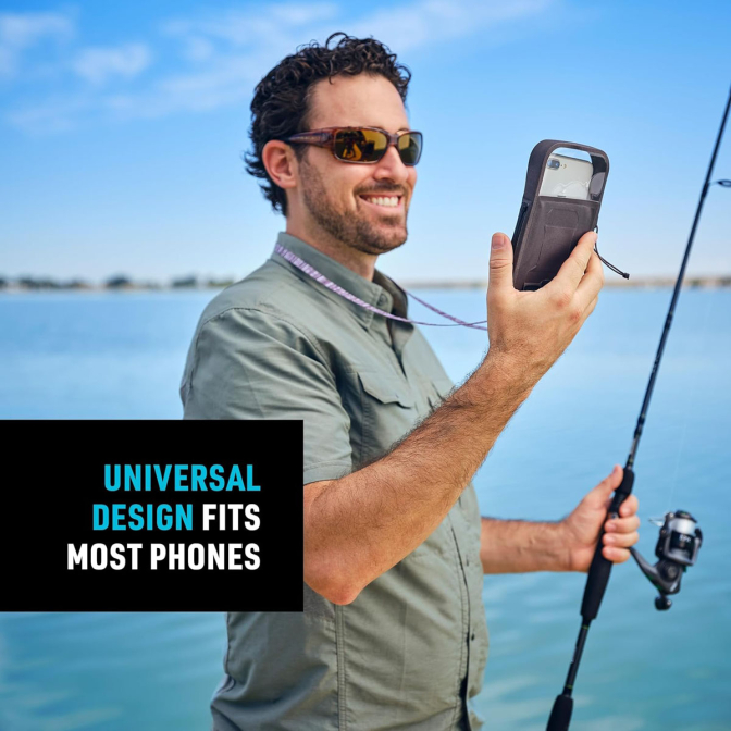 Nite Ize RunOff Waterproof Phone Case, Charcoal