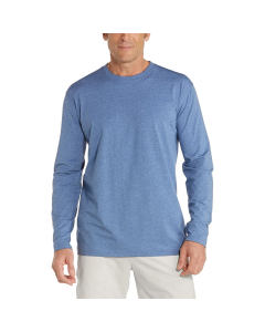Coolibar Morada Everyday Long Sleeve T-Shirt - Heather Blue