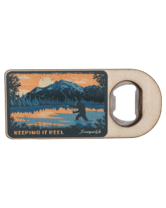 Keeping It Reel Wood Bottle Opener