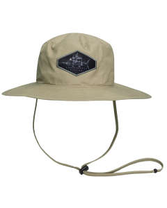 Guy Harvey Billfish Patch Khaki Performance Boonie