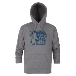 Dude I'm Right Here Hoodie, Olive - Adult S-2XL