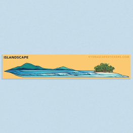 Hydrascape Islandscape Miniscape Sticker