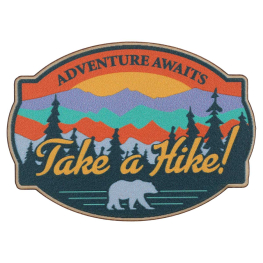 Take a Hike Wood Magnet