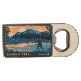 Keeping It Reel Wood Bottle Opener