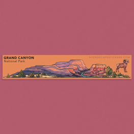 Hydrascape Stickers Grand Canyon National Park    Miniscape Sticker