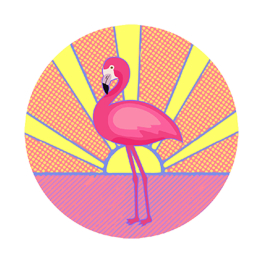NoSo Flamingo Patch