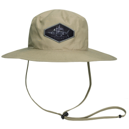 Guy Harvey Billfish Patch Khaki Performance Boonie