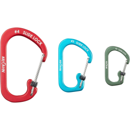 Nite Ize SlideLock Carabiner Aluminum Combo 3 PackAssorted