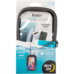 Nite Ize RunOff Waterproof Phone Case, Charcoal