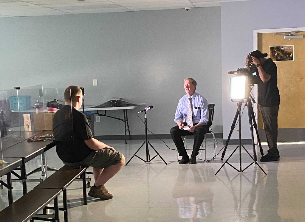 Eagle Scout interview for the news Eagle Scout interview for the news