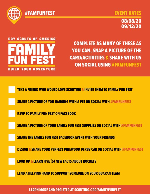 Family Fun Fest Adventure Log Family Fun Fest Adventure Log