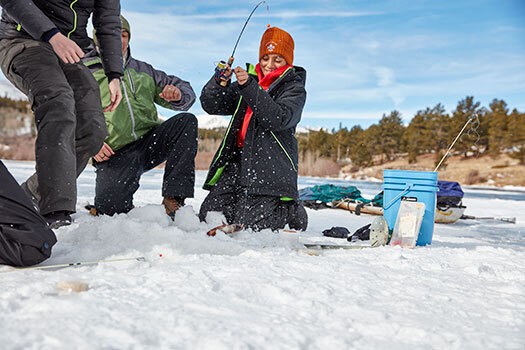 Scouts Ice Fishing Scouts Ice Fishing