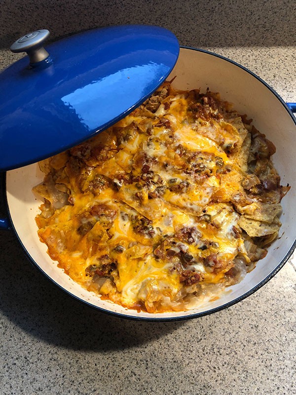 Easy Chicken Enchilada in a Dutch Oven Easy Chicken Enchilada in a Dutch Oven