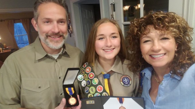 Leah Jo Earns the Award of Merit Leah Jo Earns the Award of Merit