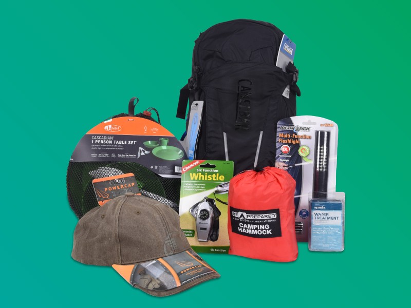 Scout Shop July Camping Giveaway Prizes