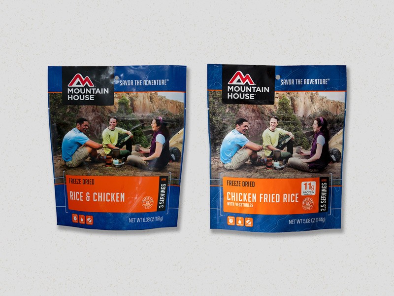 Mountain House Lunch Options - Just add water